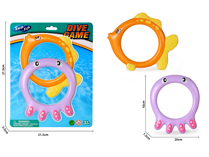 Underwater Fish Rings Diving Toys