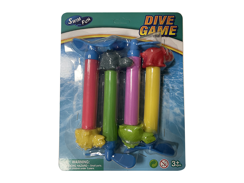 Rotating Dinosaur Stick Diving Toys
