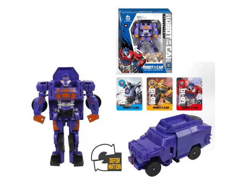 Mecha Deformation Diamond Car