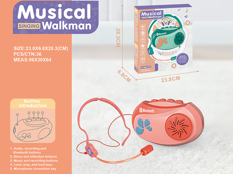 Musical Walkman With Headset