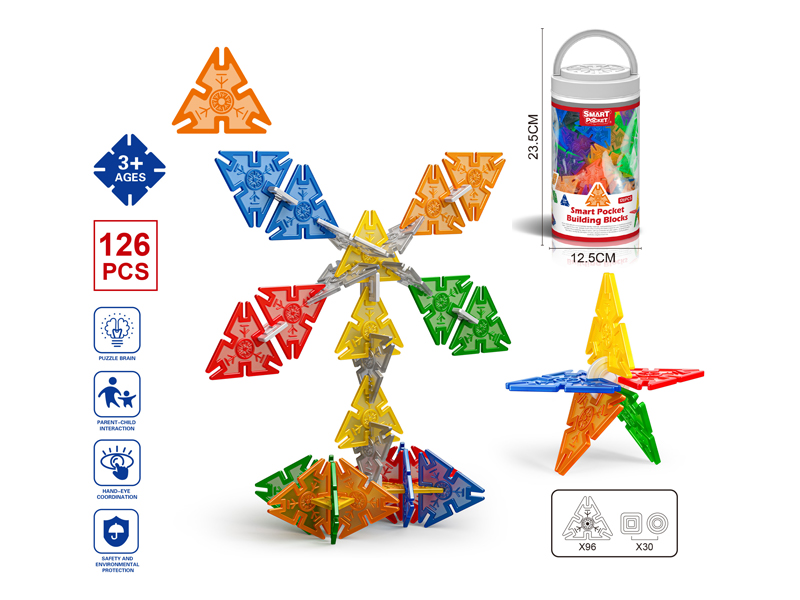 126Pcs Smart Pocket Building Blocks