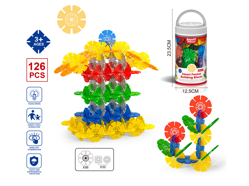 126Pcs Smart Pocket Building Blocks