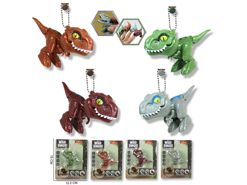 Q Version Finger Biting Dinosaur Bead Chain