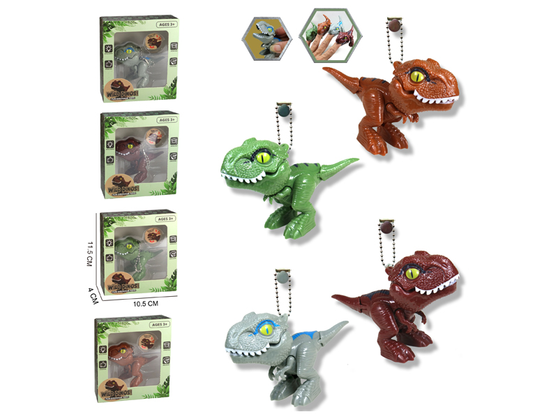 Q Version Finger Biting Dinosaur Bead Chain