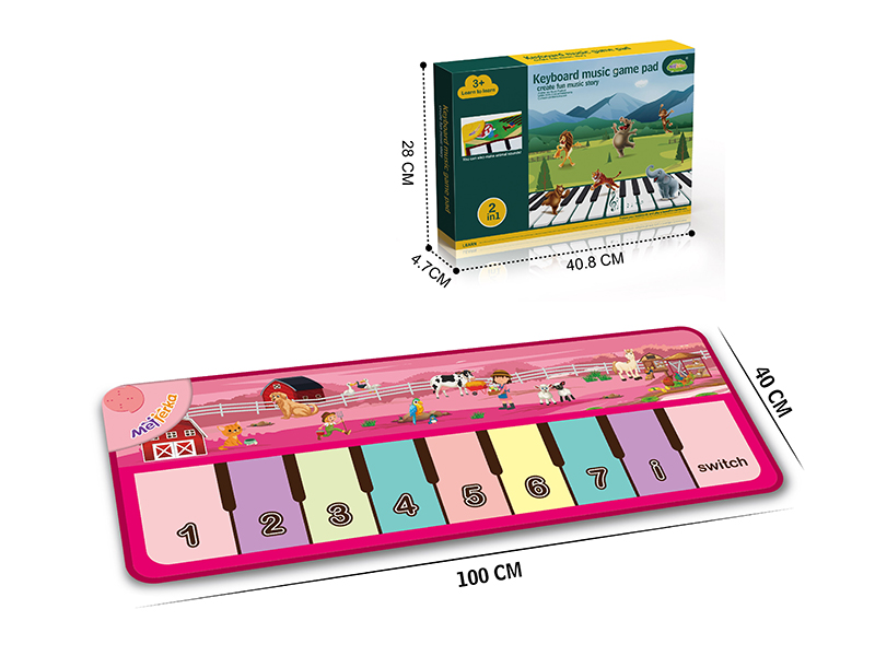 Keyboard Music Game Mat