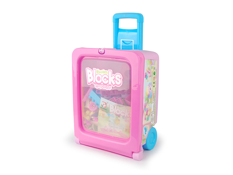 90PCS Pull Rod Box Building Blocks