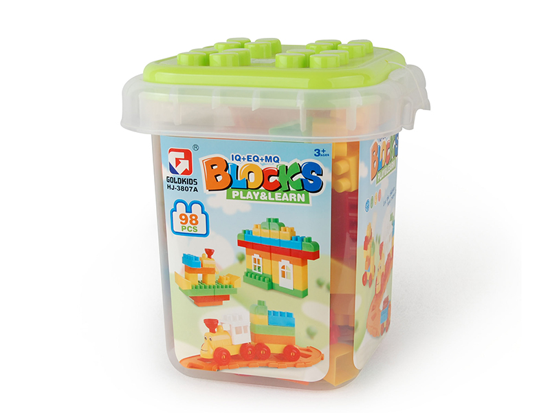 98PCS Quadrate Barrel Building Blocks