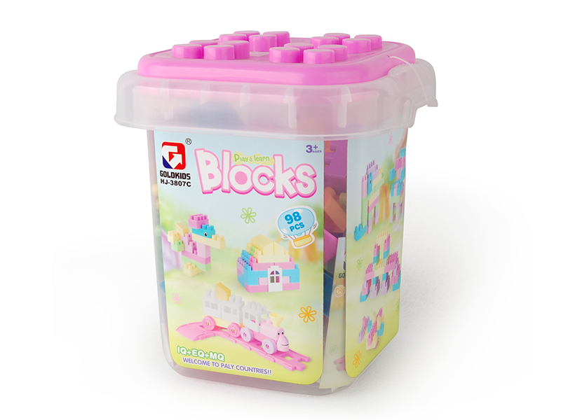 98PCS Quadrate Barrel Building Blocks