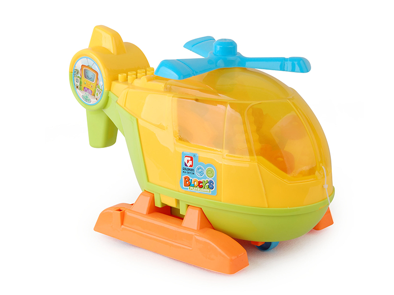 43PCS Cartoon Airplane Building Blocks