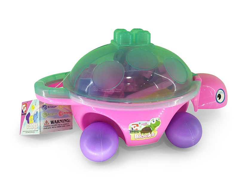 39PCS Cartoon Turtle Building Blocks