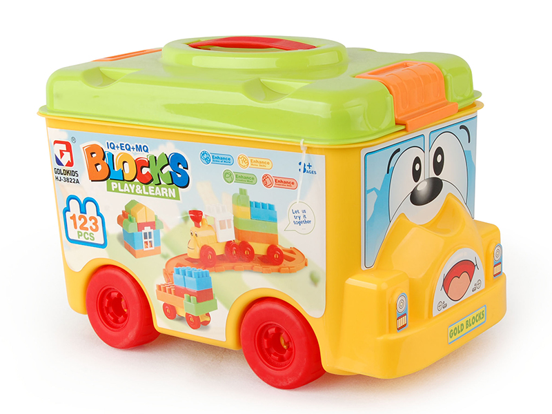 123PCS Bus Building Blocks
