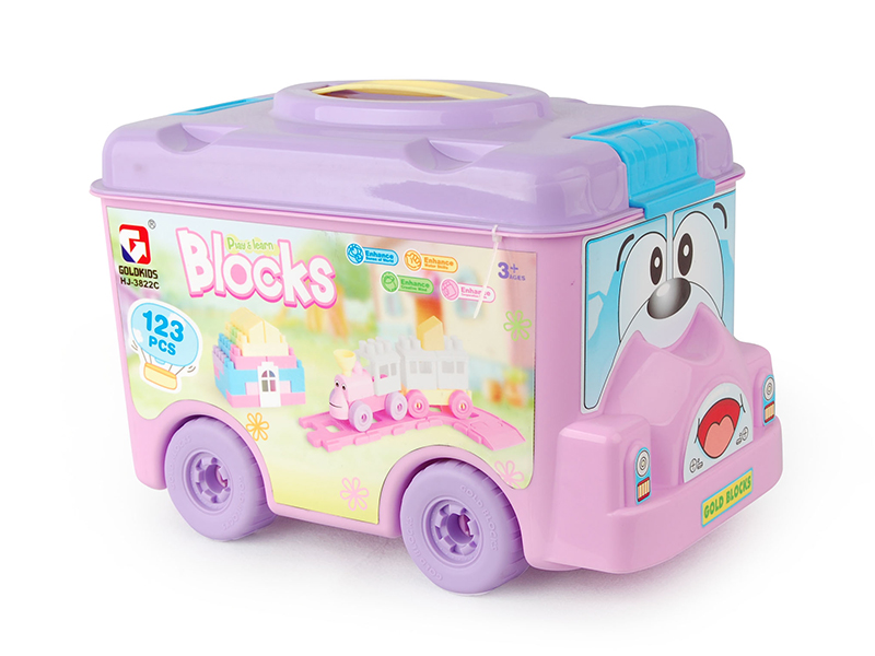 123PCS Bus Building Blocks