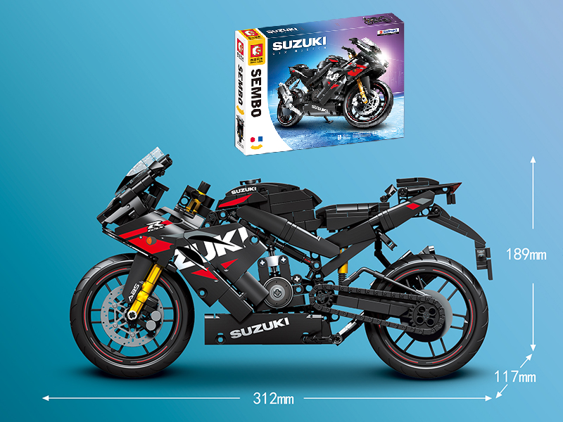 Car Model Building Blocks - 1:7 Suzuki gsxr1000r Motorcycle(794PCS)