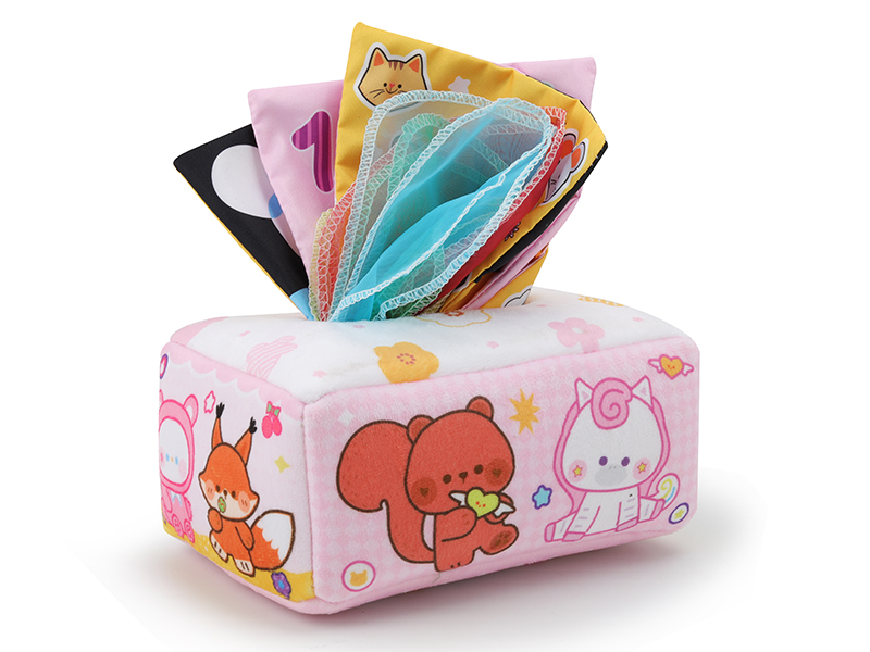 Pink Animals Tissue Box