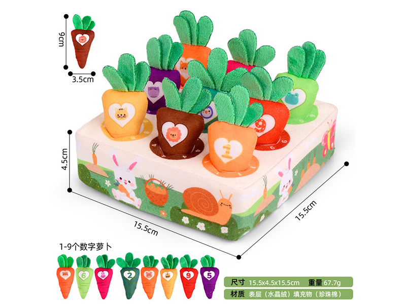 Pulling The Radish Toys(Numbers 1-9 )