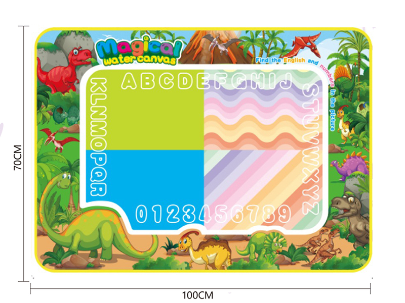 Dinosaur Theme Doodle Magic Water Canvas
