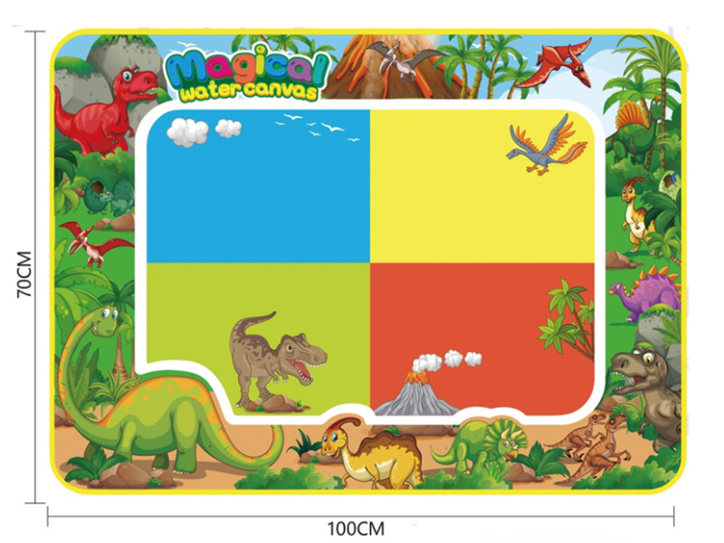 Dinosaur Theme Doodle Magic Water Canvas