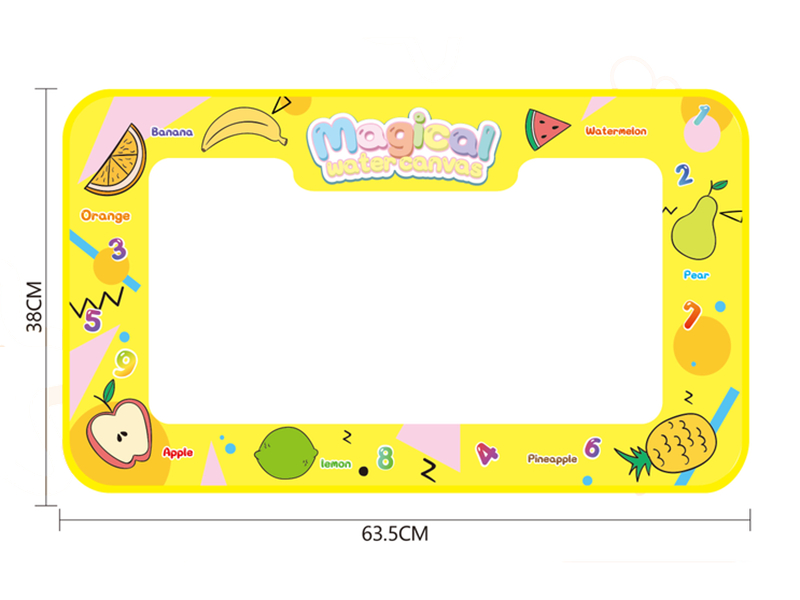 Fruits Theme Doodle Magic Water Canvas