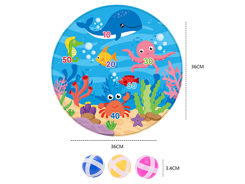 Sea World Velcro Dartboard