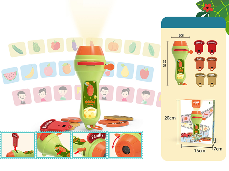 Projection Paddle Flashlight (Early Education Edition)