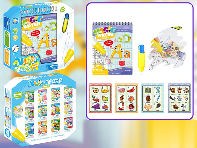 Alphabet World Magic Water Painting Book