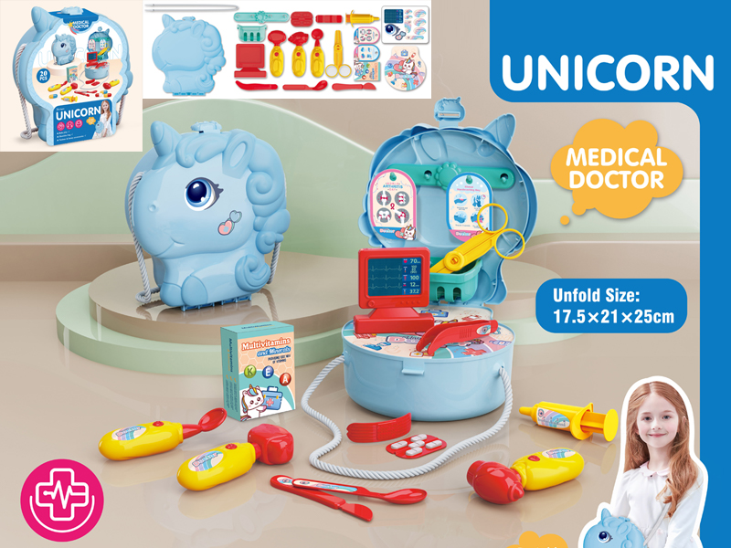 20PCS Unicorn Doctor Shoulder Bag