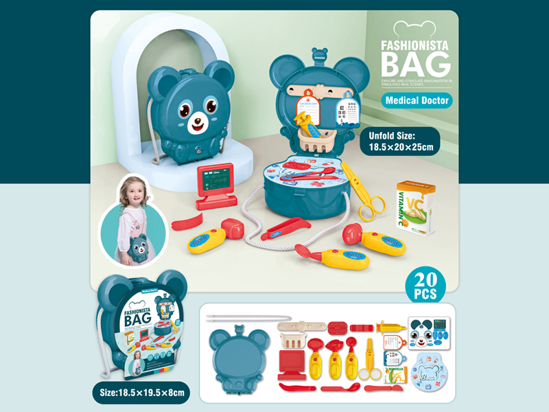 20PCS Doctor Bear Shoulder Bag