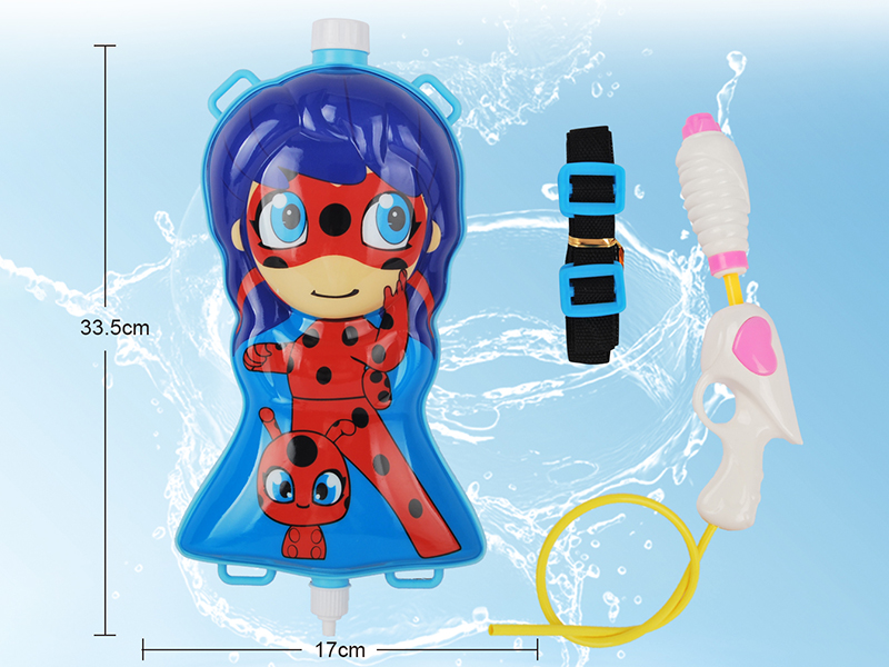 Miraculous Ladybug Backpack Water Gun