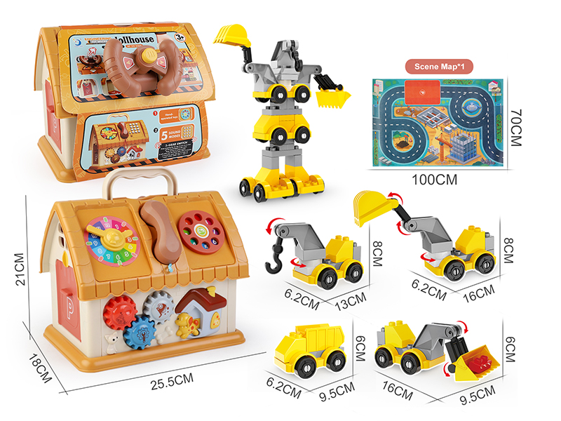 Engineering Building Blocks Toy House/Basic Edition