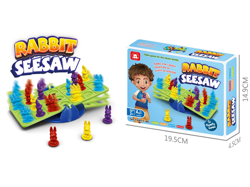 Rabbit Seesaw Games Toy