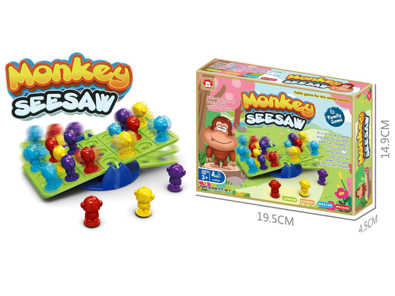 Monkey Seesaw Games Toy