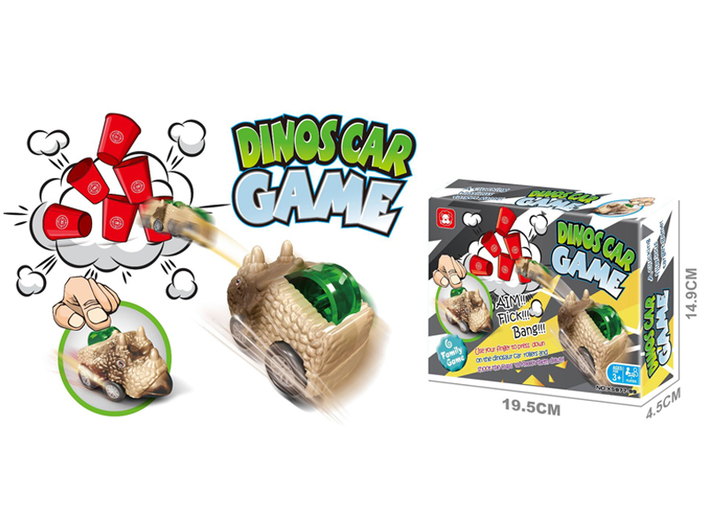 Dinosaur Car Collision Cup Game Toy