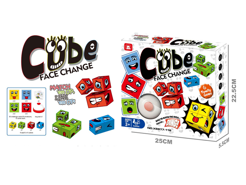 Rubik'S Cube Emoticon Game Toy