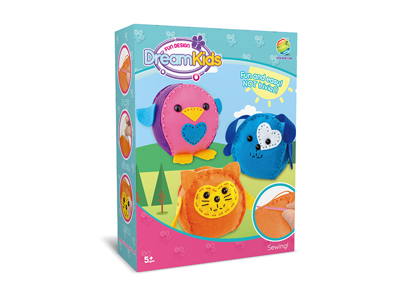 DIY Cartoon Stuffed Cotton Doll Sewing Kit Toy(Pet)