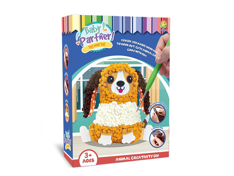 Handmade Knitted Animal Dachshund DIY Crochet Toys