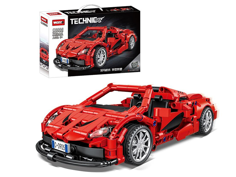 McLaren P1 Supercar Building Blocks - With Pull Back Function 441pcs