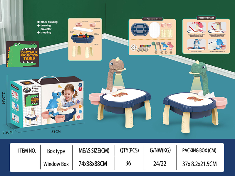 Dinosaur Projection Painting Table