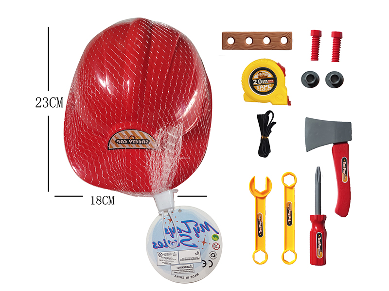 12PCS Engineering Hat Tool Toy