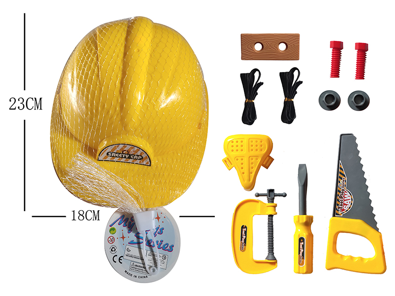 12PCS Engineering Hat Tool Toy