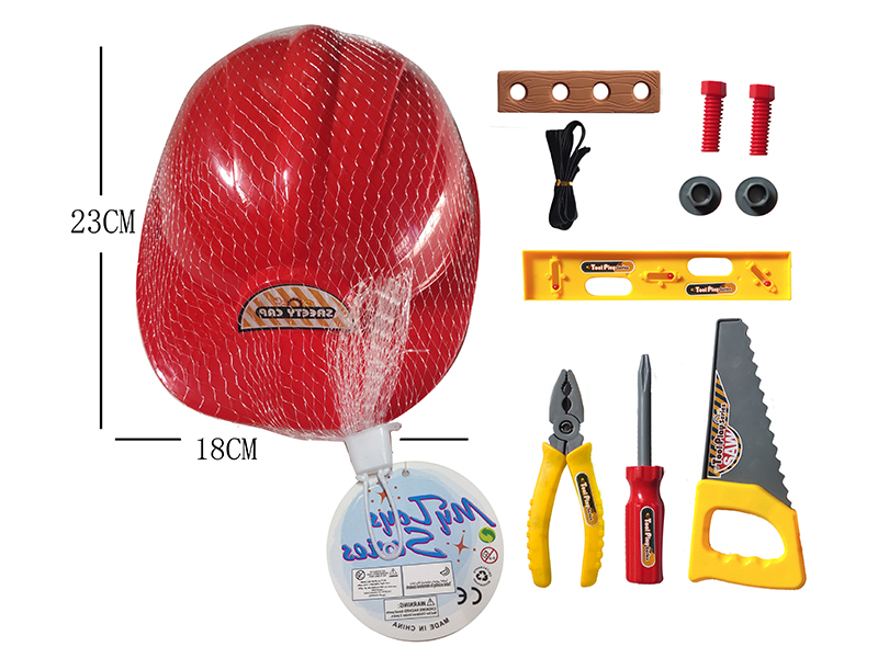 11PCS Engineering Hat Tool Toy