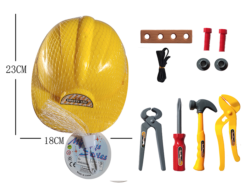 11PCS Engineering Hat Tool Toy