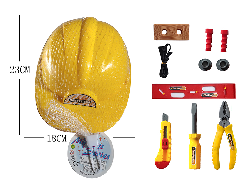 11PCS Engineering Hat Tool Toy