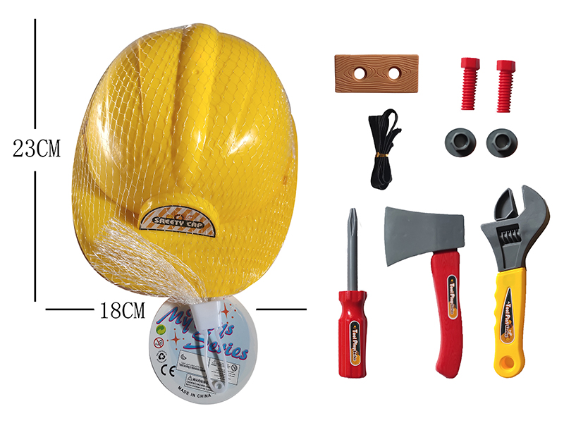 10PCS Engineering Hat Tool Toy