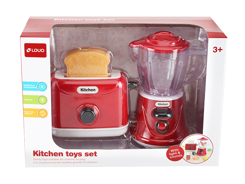 Simulated Bread Maker + B/O Juice Machine With Light