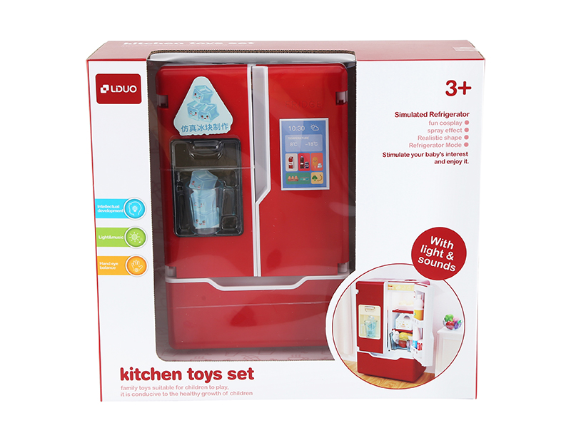 Simulated Electric Refrigerator Set With Sound And Light