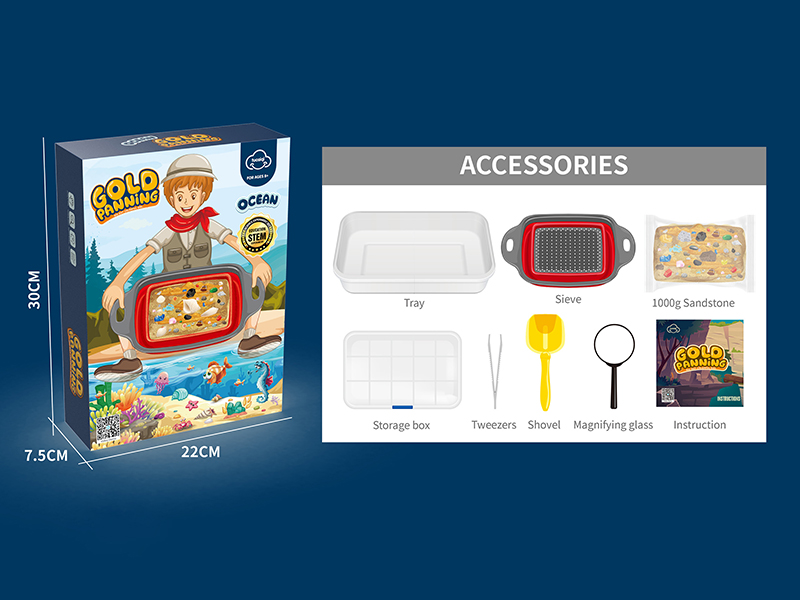 Gold Panning Set Ocean Edition