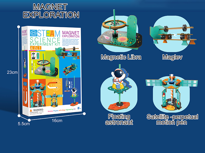 Science Experiment Kit 4 In 1 - Magnet Exploration