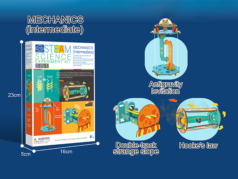 Science Experiment Kit 3 In 1 - Mechanics(Intermediate)