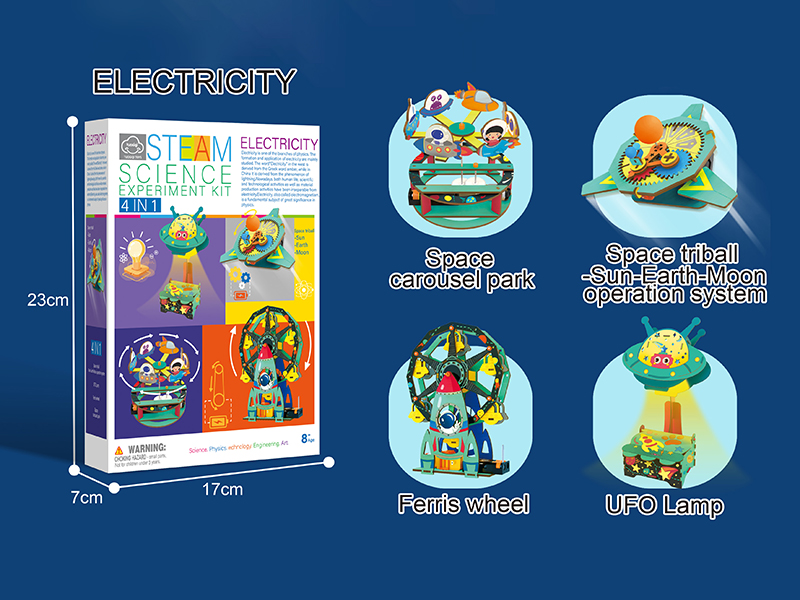 Science Experiment Kit 4 In 1 - Electricity