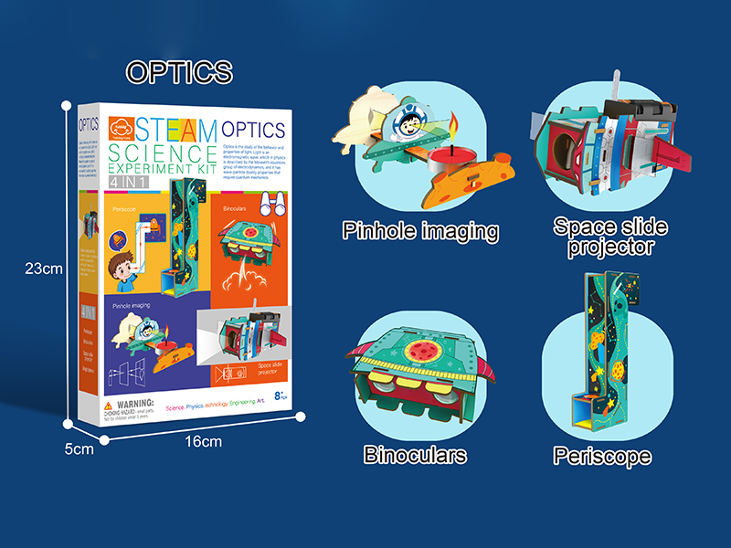 Science Experiment Kit 4 In 1 - Optics